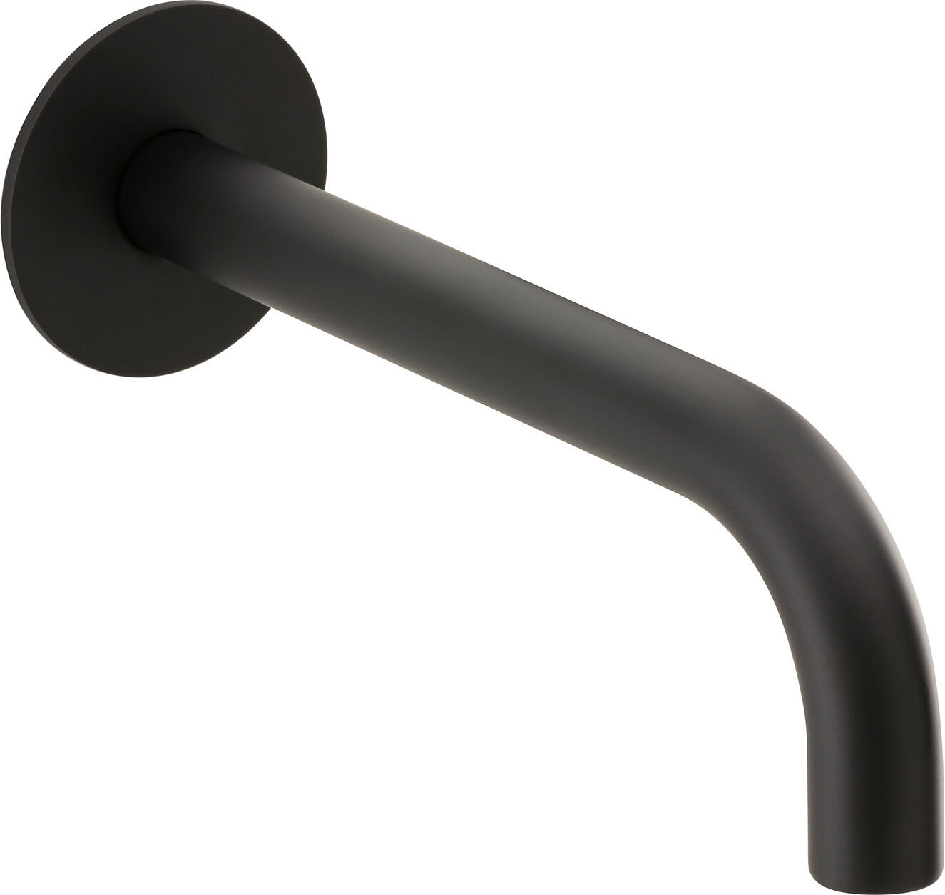 bec mural Herzbach Deep Black 2000 .12 noir mat, 2000 / 2 ", 210 mm
