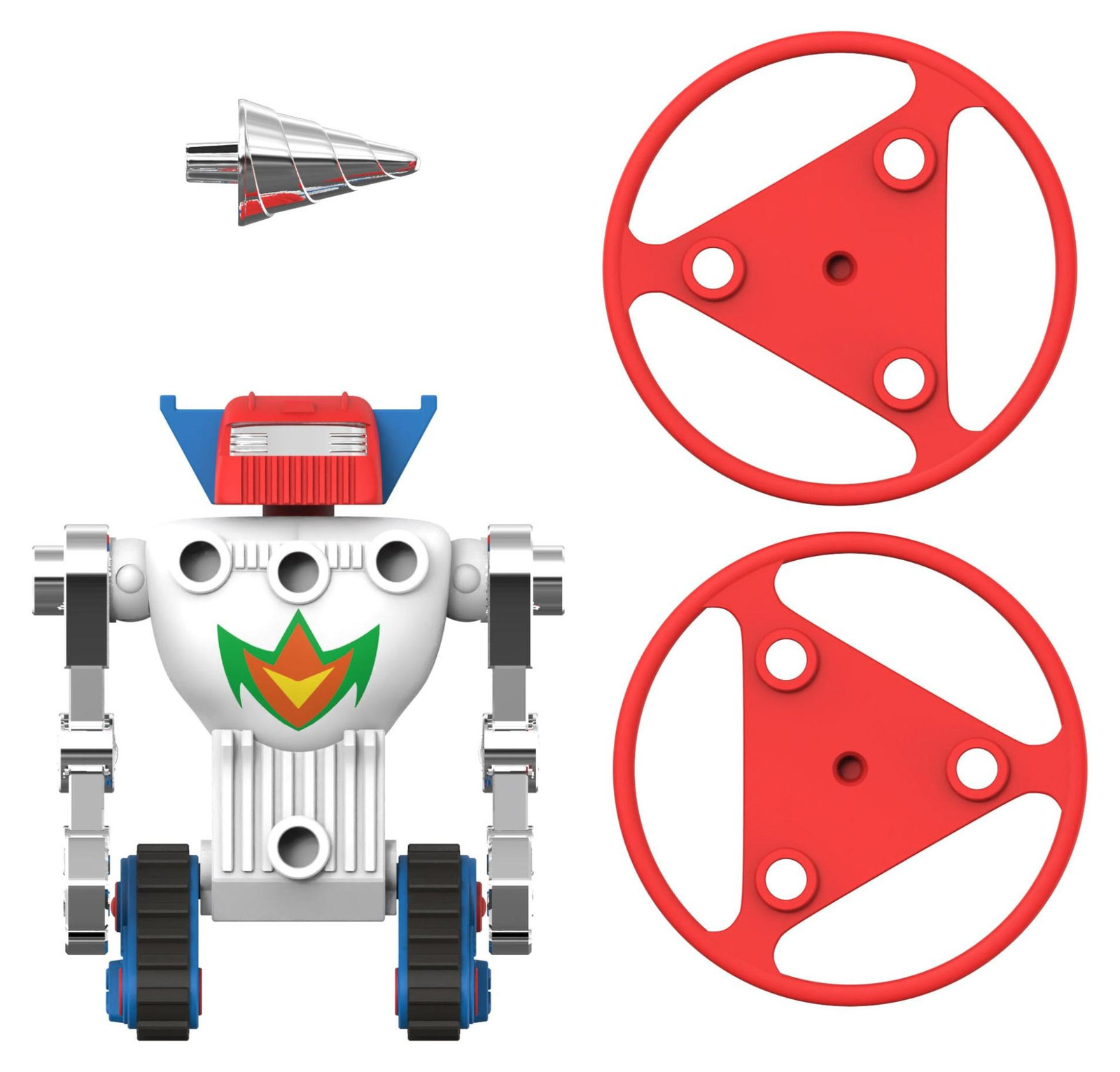 Super7 Micronauts ReAction+ Microtron actiefiguur met accessoires, 9,5 cm