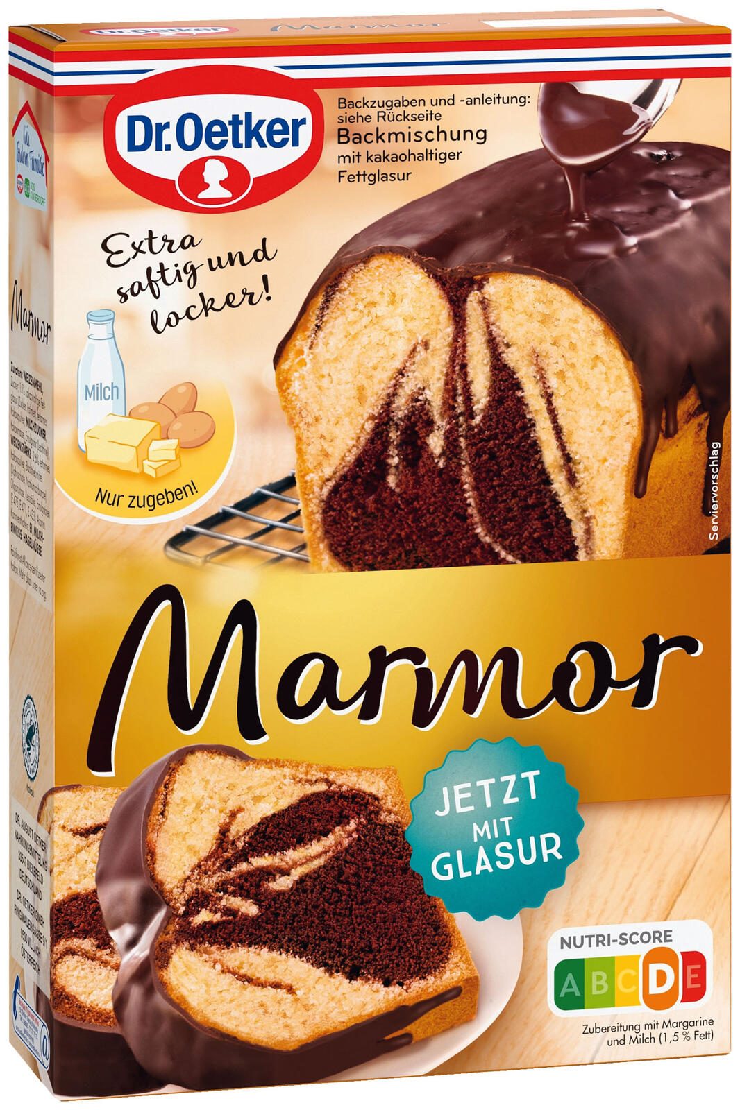 Dr. Oetker Marmor Kuchen Backmischung 475,0 g 5206238004