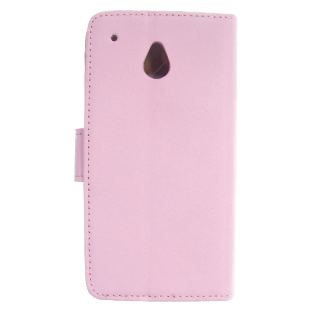OEM Slim Leder Book Case für HTC M4 mini - rosa 4250710542529 (HTC One Mini) (25445278)