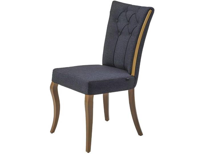 Xlmoebel Polsterstuhl Grau Polsterstuhl mit elegantem Design und hochwertiger Verarbeitung (1 St), Hergestellt in Europa