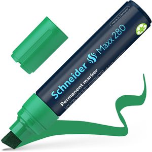 Schneider Permanentmarker Maxx 280, 128004, Strichbreite 4 - 12 mm, grün