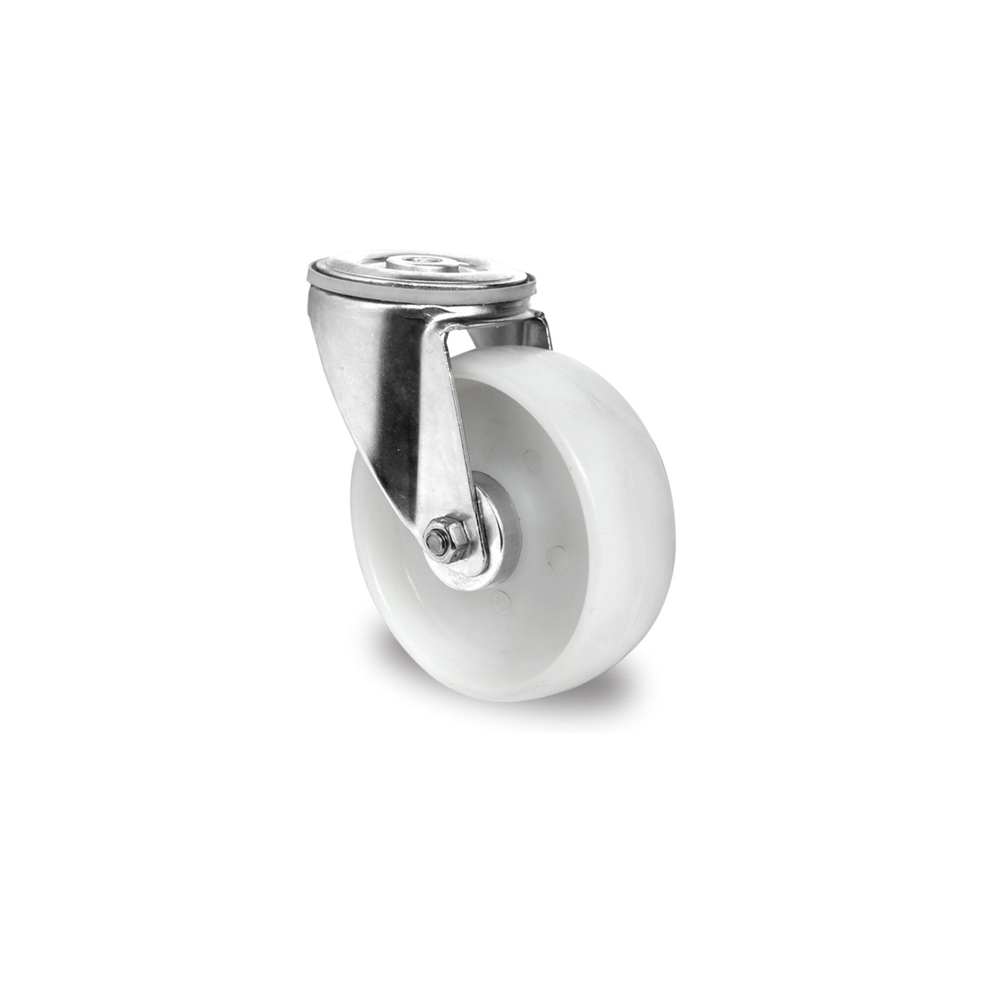 CASCOO Rückenlochlenkrolle ø 80 mm Serie N0N0 Rollenlager (HBH35W0080N0N0R1W)