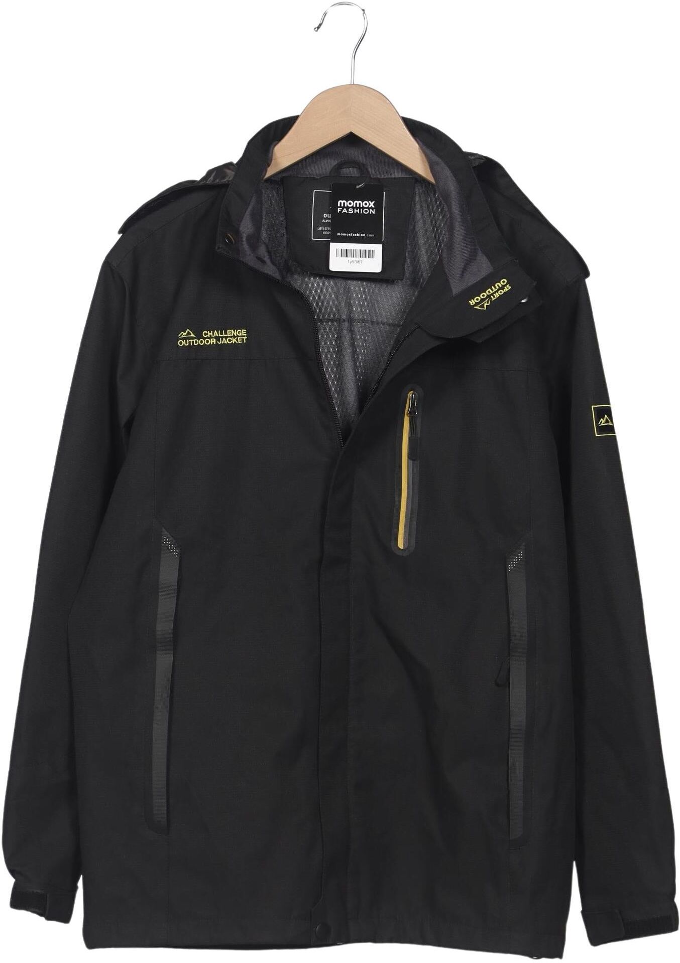 Outdoor Voices Herren Jacke, Schwarz, Gr. M, Synthetik - Second Hand