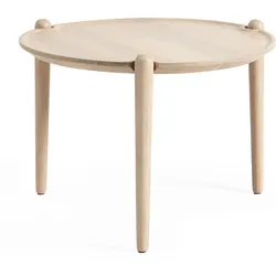 Aria Couchtisch rund 37 cm, helle Eiche