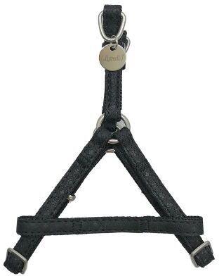 LOVEDI Pettorina Majesty in Similpelle Nera S