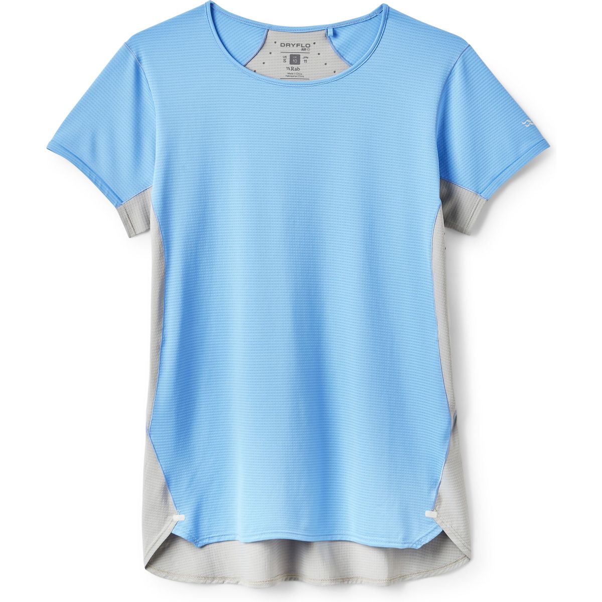 Rab Sonic Ultra Tee Wmns bluebird/light zinc (BBL) 12 QCC-58-BBL-12