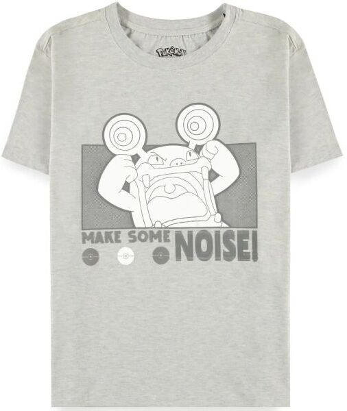 Difuzed Pokémon Loudred Make Some Noise! Female T-Shirt Grijs-Maat XXL (Diversen) Nieuw