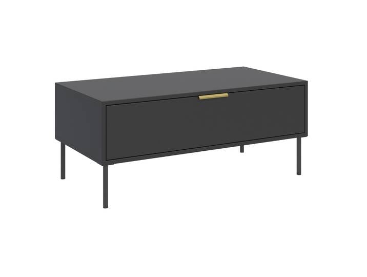Couchtisch Vena mit Schublade 100x50 cm schwarz