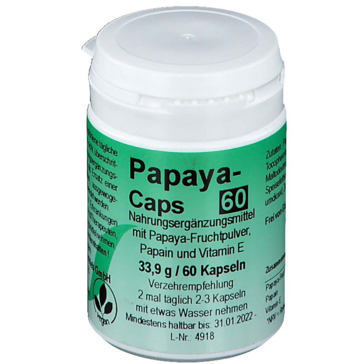 Papaya Caps Kapseln 60 St