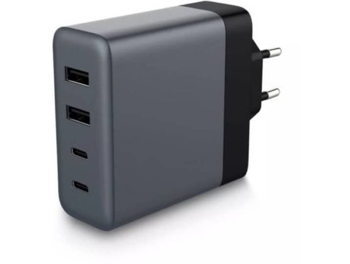 Adeqwat - Chargeur Secteur 100w Gan 2 Usb-A + 2 Usb-C
