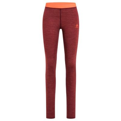 Odlo - Women's Natural Performance Wool 130 Base Layer Tights - Merinounterwäsche Gr M rot