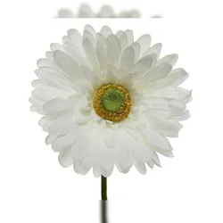 Decoris Künstliche Gerbera 50cm Kunstblumen Dekoblumen Hochzeit biegsam Bodenvase