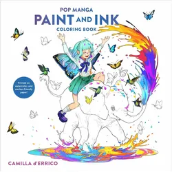 Pop Manga Paint and Ink Coloring Book, Ratgeber von Camilla D'Errico