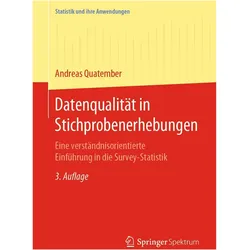 Datenqualität in Stichprobenerhebungen, Fachbücher von Andreas Quatember