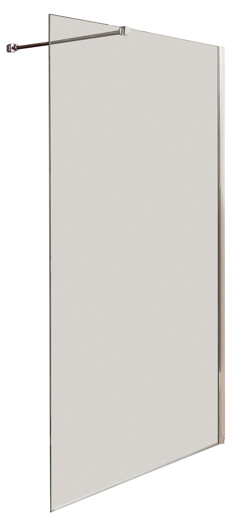 ONDEE ZEN - ITALIENISCHE Duschwand - 8 mm starkes Hartglas - Transparent - 120 x 200 cm