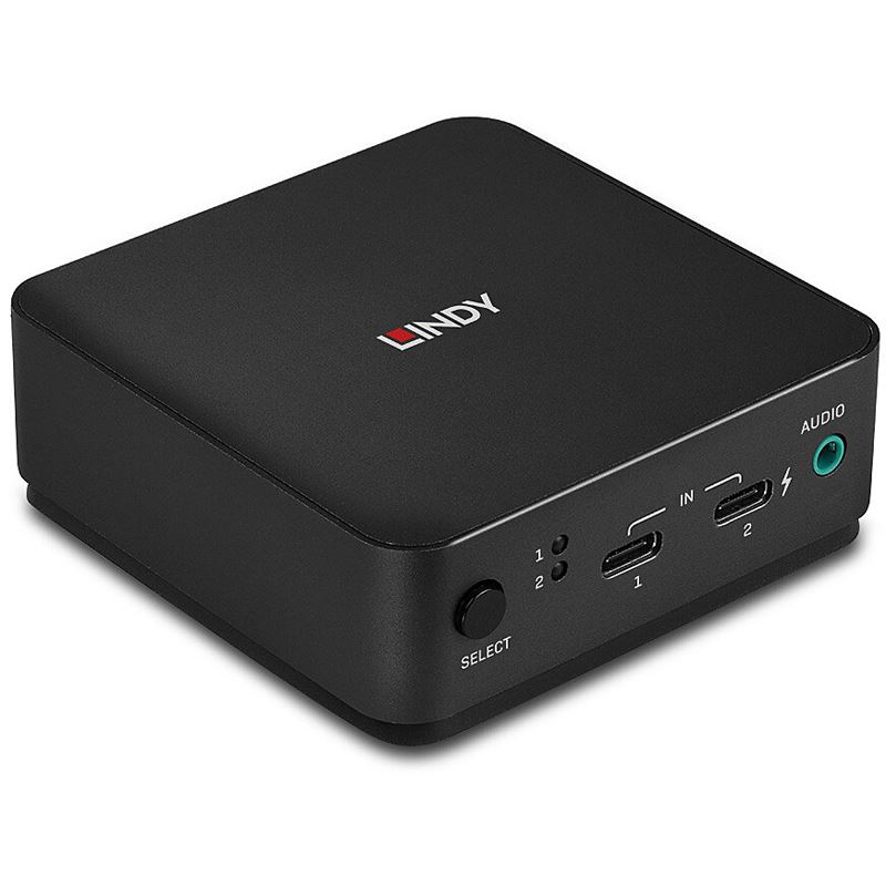 Lindy 2 Port Type C, DisplayPort 1.2 KVM Switch
