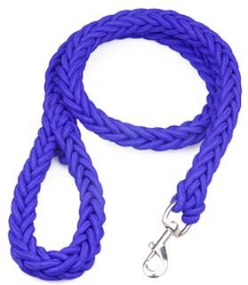 Fusion Finds Heavy Duty Nylon Dog Leash For Medium & Large Dogs Strong Dog Training Leash For Walking & Running blue