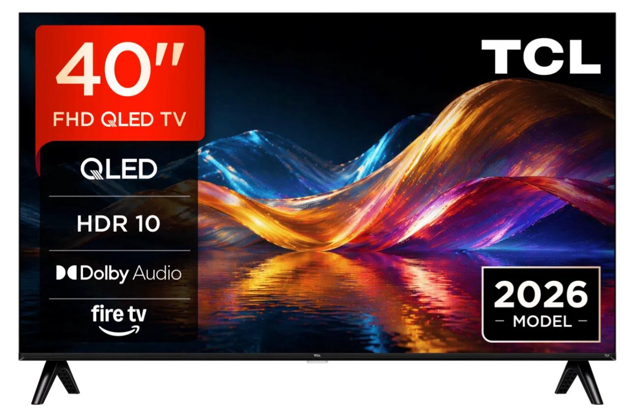 TCL 40V5D, 101,6 cm (40"), 1920 x 1080 Pixel, QLED, Smart-TV, WLAN, Schwarz