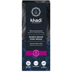 Khadi Haarfarbe Reines Indigo Kaltes-Schwarz