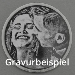 Silbermedaille 1oz "Ihre Wunsch-Fotogravur"