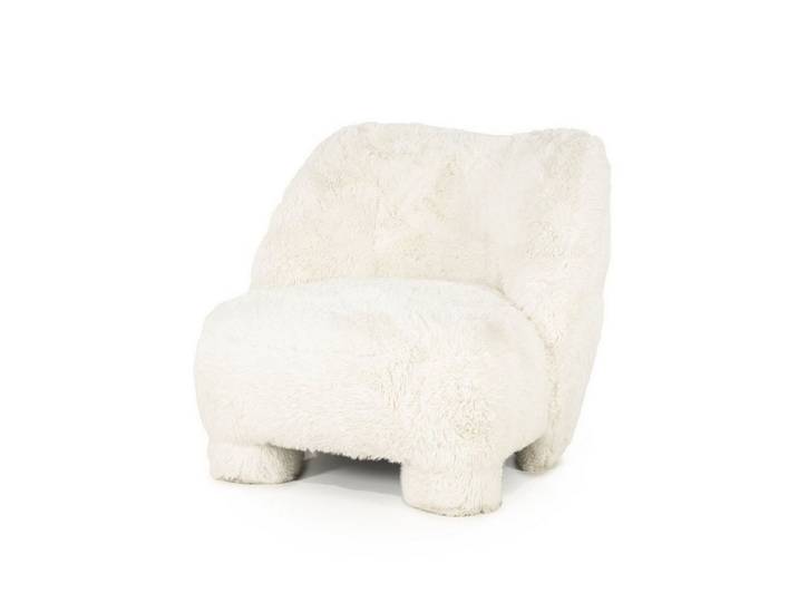 Maison ESTO Sessel Kuschelsessel MOMO Teddystoff verschieden Farben