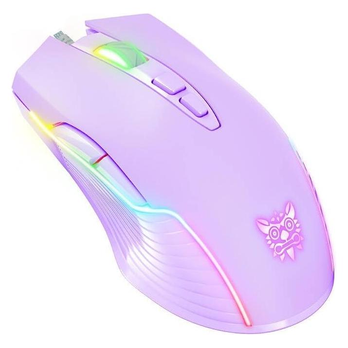 Onikuma RGB Wired Gaming Mouse CW905 Purple (Kabelgebunden) (CW905 Wired Purple)