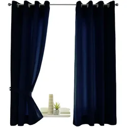 VORHANG 2ER SET BERLIN HxB 175x140cm Dunkelblau
