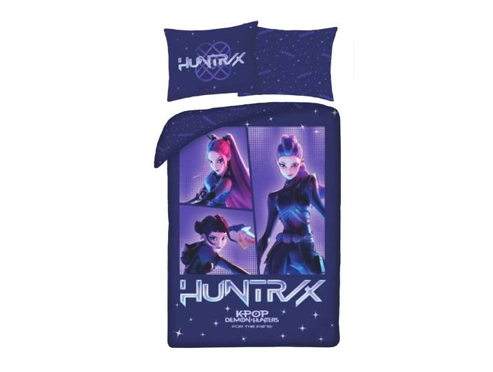 K-pop Demon Hunters dekbedovertrek Cosmic 140 x 200 cm - katoen