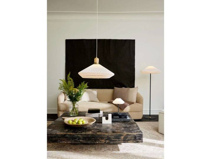 Paris Gulvlampe Ø56 Clean White/Black - Halo Design - Salon / séjour - Métal
