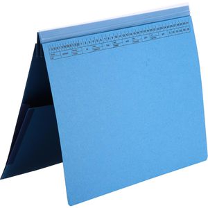SoldanPlus Hängehefter Orgalex, 1207207, A4, 2x Amtsheftung, Tasche, mittelblau, Karton, 1 Stück