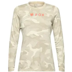 Fox, Damen, Velotrikot, W Ranger Tru Dri LS Jersey (XS), Beige