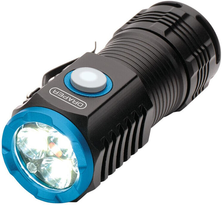 Lampe Draper torche poche LED rechargeable 3x8 W,1 800 lumens