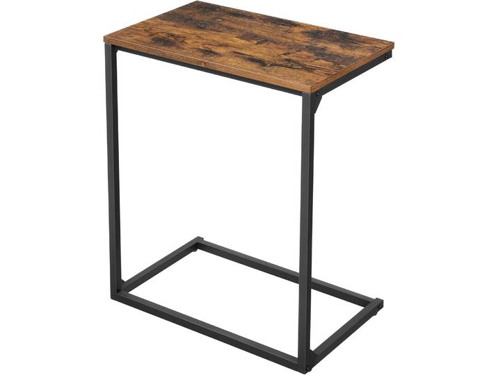 Beistelltisch Industriestil Vintagebraun-Schwarz