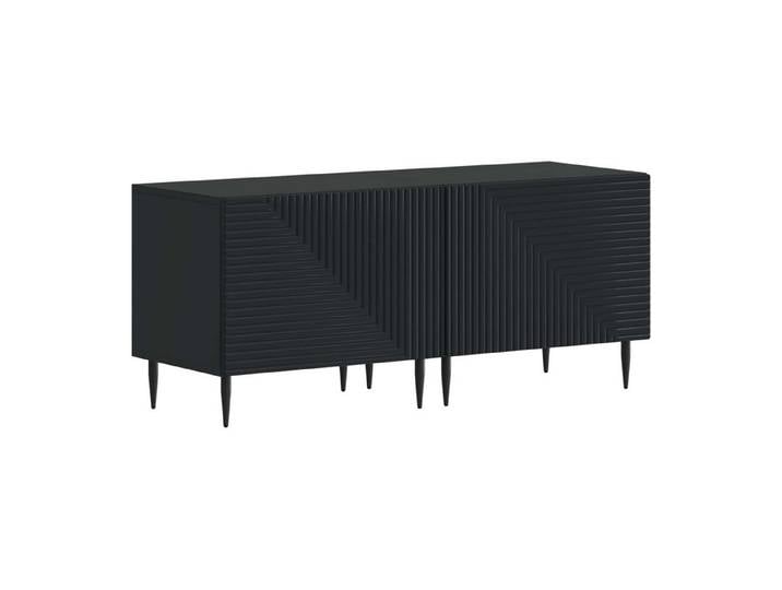 vidaXL TV-Schrank TV-Schrank Schwarz Holzwerkstoff