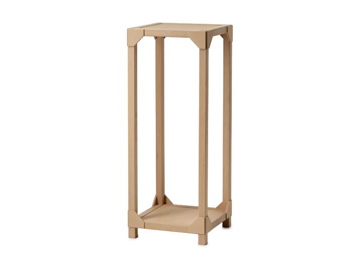 Gärsnäs Piédestal Bleck placage Hêtre-naturel