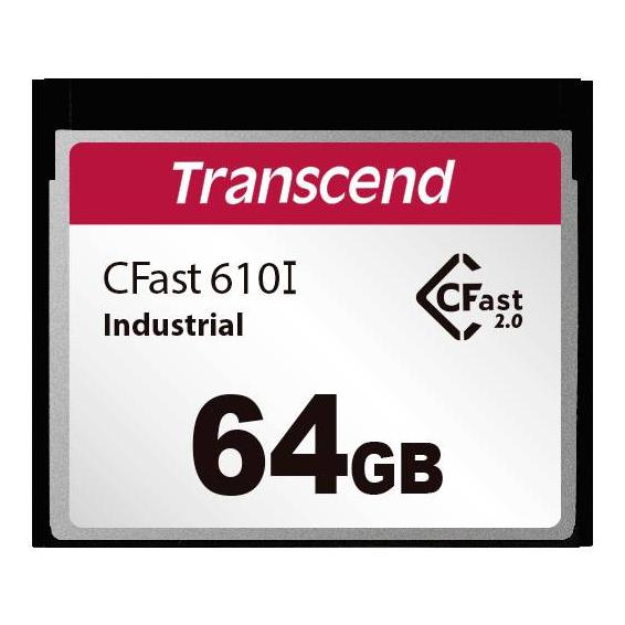 Transcend CFast-Karte 64 GB (64 GB, CFast, CFast 2.0) (TS64GCFX610I)