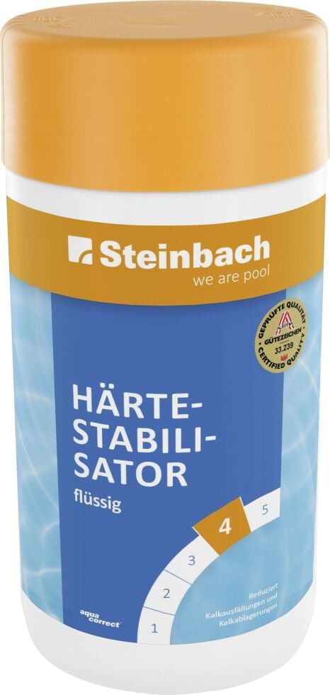 Steinbach Poolpflege Härtestabilisator 1 L, besondere Anwendung, flüssig
