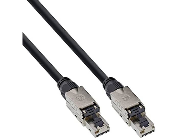 InLine® Patchkabel, U/UTP, Cat.6A, halogeenvrij, AWG23 koper, zwart, 50m