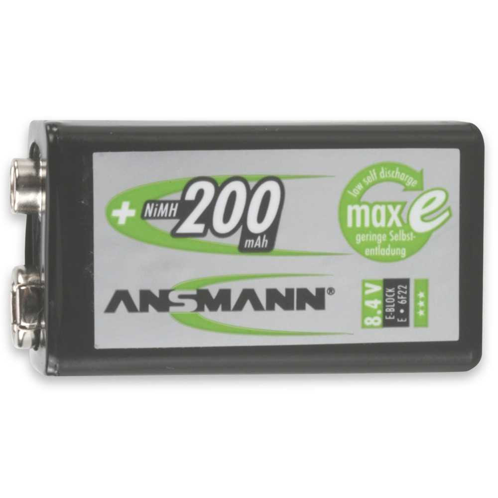 Ansmann maxE NiMH-accu E-Block 200 mAh