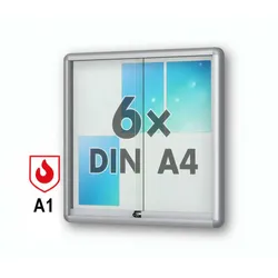 Brandschutz Schaukasten A1 6xA4