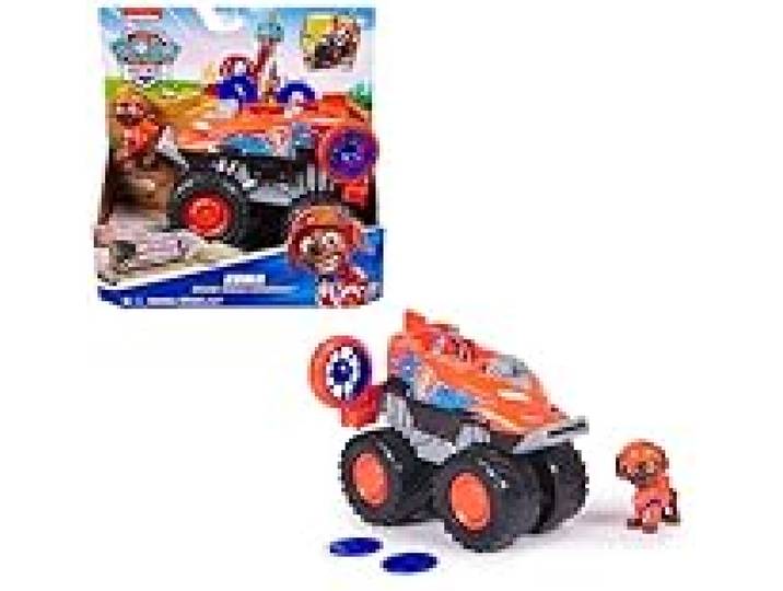 Paw Patrol - Pat Patrouille - Véhicule Figurine Zuma Rescue Wheels - Voiture Figurine À Collectionner - 2 Projectiles - Tout-Terrain - Pat Patrouille Jouet - Voiture Enfant - Jouet Enfant 3 Ans Et +