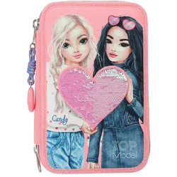 TOPModel 3-Fach Federtasche mit Wendepailletten inkl. Stifte