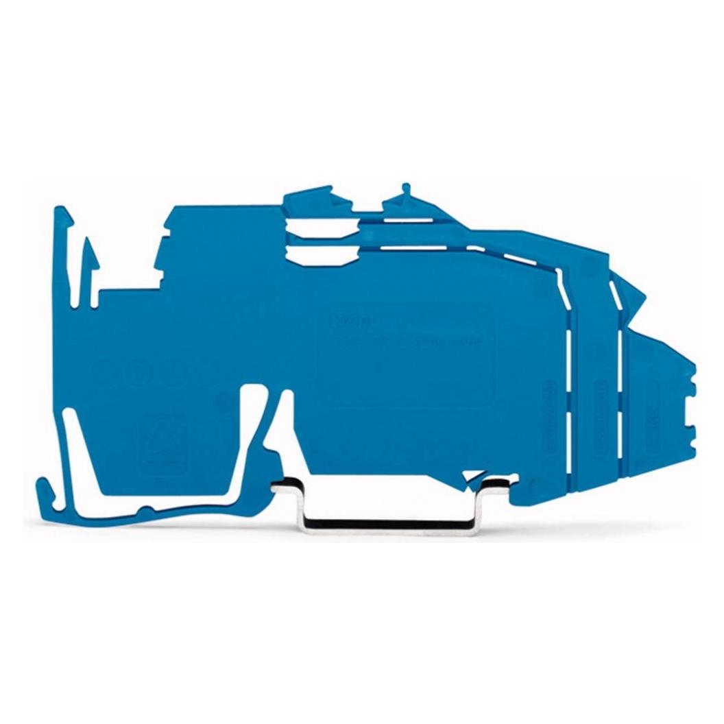 Wago Top Job S Sammelschienen- 2009-304 halter blau rastbar f. Etagenklemme (2009-304)
