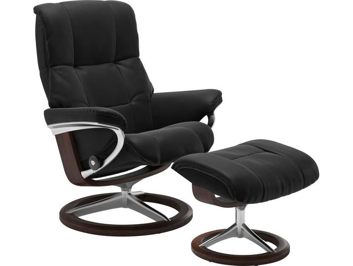 Relaxsessel, Leder BATICK & PALOMA, Schwarz, 92×103×79 cm, Klassisch, Stressless