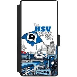 Nivocase Klapphülle für Samsung Galaxy S22 Ultra Handyhülle aus Kunst Leder NIVOflip schwarz Aufstieg (Samsung Galaxy S22 Ultra), Smartphone Hülle, Schwarz