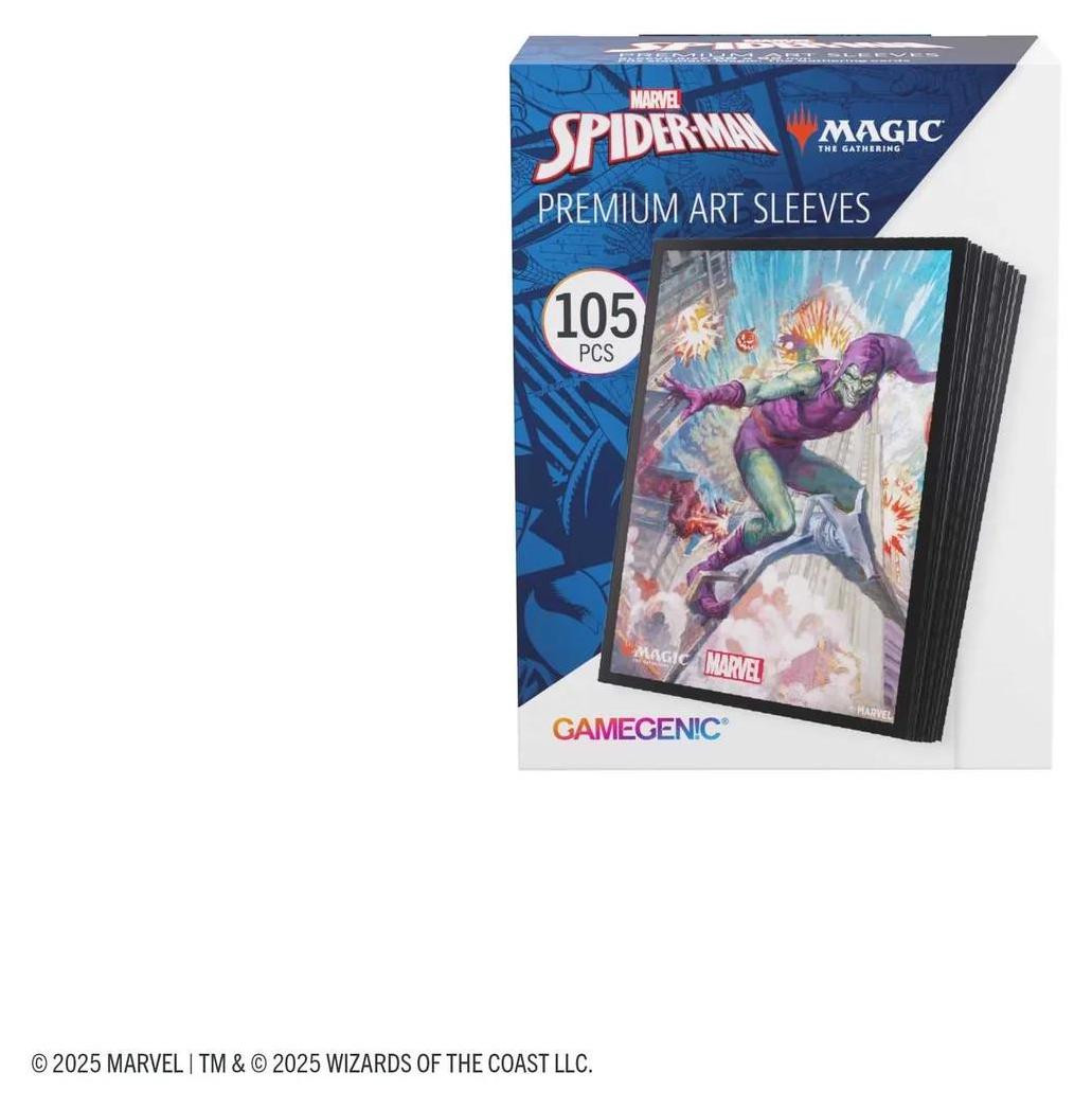 Gamegenic MTG Marvel's Spider-Man Premium Art Sleeves – Groene Goblins