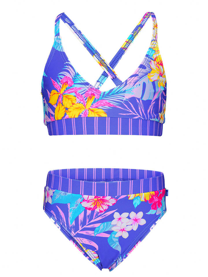 Peek U Bikini-Set "Nixie" in Blau/ Bunt - 140