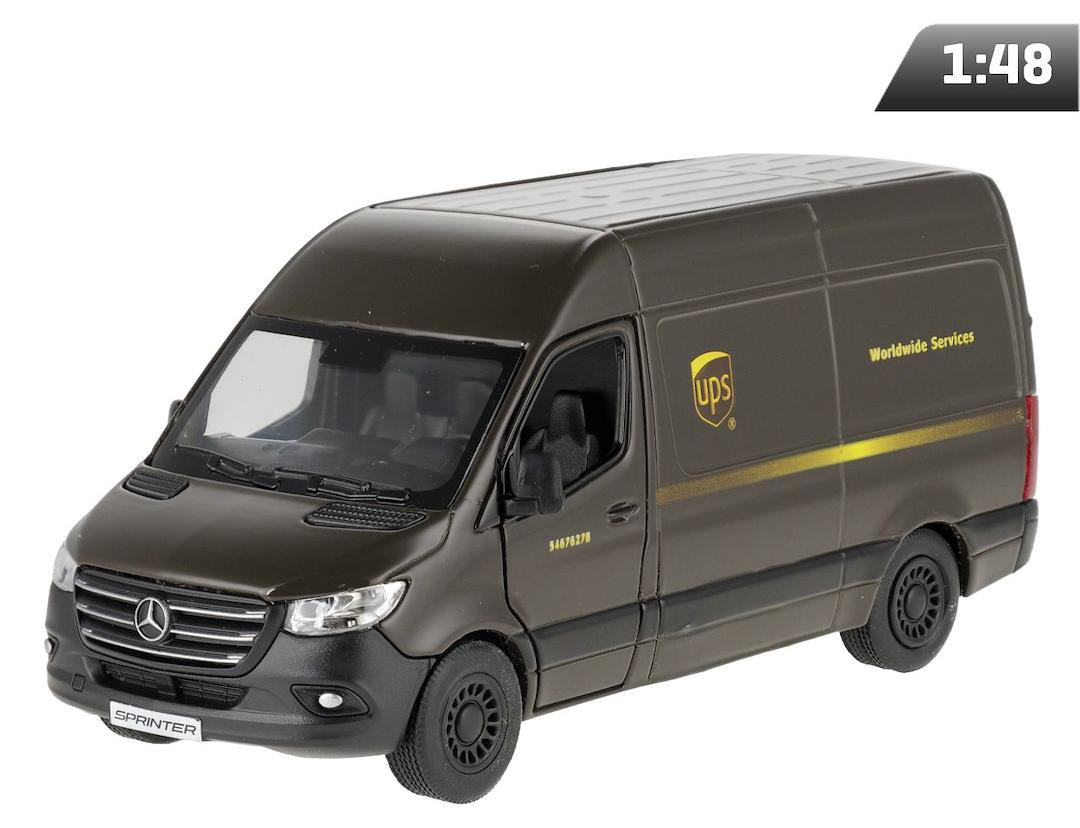 CARMOTION Model op schaal 1:48 Mercedes-Benz Sprinter UPS bestelwagen