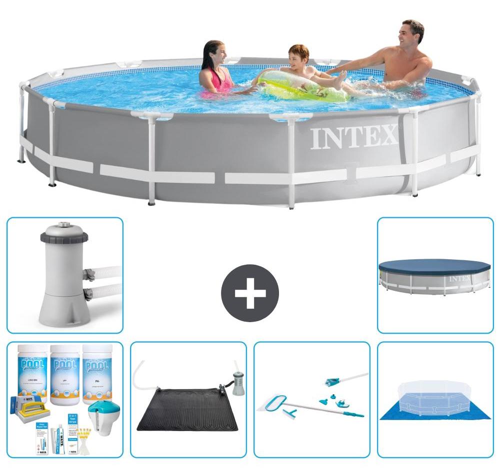 Prism Frame Pool Rund - 366x76 cm - 7-teilig S20518